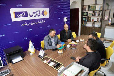 بازدید نماینده ولی فقیه و جمعی از مدیران استان قزوین از دفتر خبرگزاری فارس