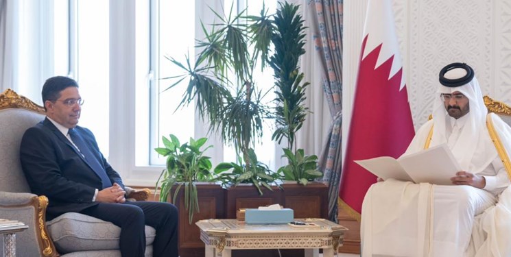 پیام شاه مغرب به امیر قطر