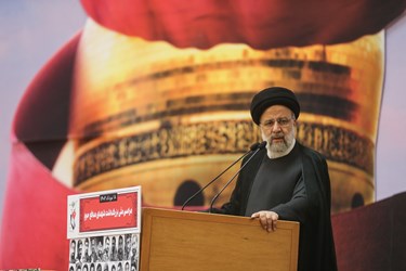 سخنرانی سید ابراهیم رئیسی رئیس جمهور در همایش بزرگداشت شهدای مدافع حرم