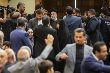 ورود سید ابراهیم رئیسی رئیس جمهور به همایش بزرگداشت شهدای مدافع حرم