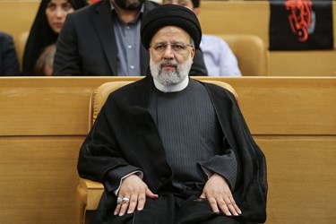 سید ابراهیم رئیسی رئیس جمهور در همایش بزرگداشت شهدای مدافع حرم