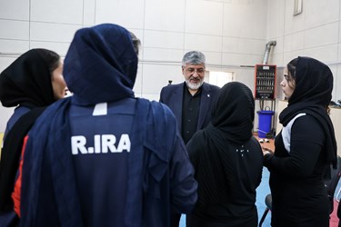 گفتگوی سید محمد پولادگرمعاون توسعه ورزش قهرمانی و حرفه ای با ملی پوشان تیم ملی ووشو