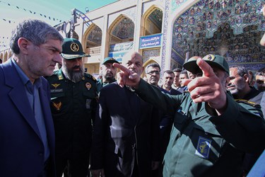 حضور وزیر کشور در حرم «شاهچراغ»