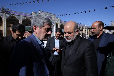 حضور وزیر کشور در حرم «شاهچراغ»