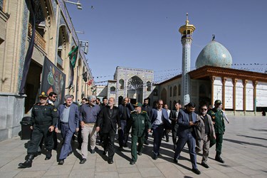 حضور وزیر کشور در حرم «شاهچراغ»
