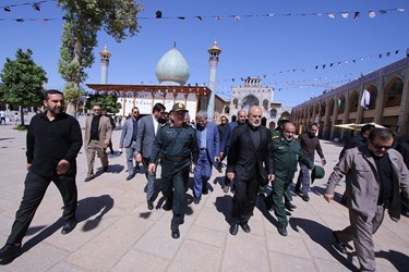 حضور وزیر کشور در حرم «شاهچراغ»
