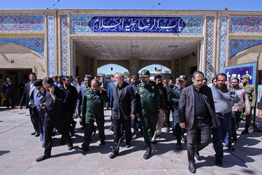 حضور وزیر کشور در حرم «شاهچراغ»