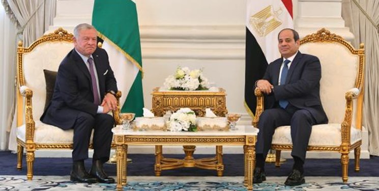 دیدار شاه اردن و السیسی با محوریت تحولات منطقه