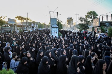 آئین تشییع و وداع با از پیکر شهید حادثه ترویستی حرم  مطهرشاهچراغ(ع)درخرامه   