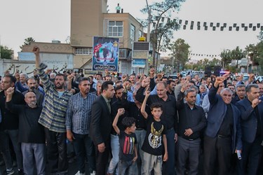 آئین تشییع و وداع با از پیکر شهید حادثه ترویستی حرم  مطهرشاهچراغ(ع)درخرامه   