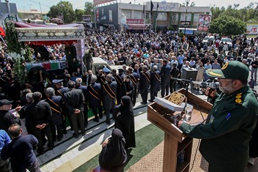 سخنرانی سرهنگ پاسدار هاشم جمالی جانشین فرماندهی سپاه فجر استان فارس