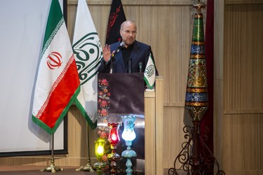 سخنرانی محمدباقر قالیباف رئیس مجلس شورای اسلامی  در جمع بانوان موکب‌دار اربعین 