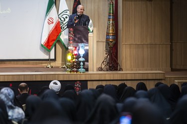 سخنرانی محمدباقر قالیباف رئیس مجلس شورای اسلامی  در جمع بانوان موکب‌دار اربعین 