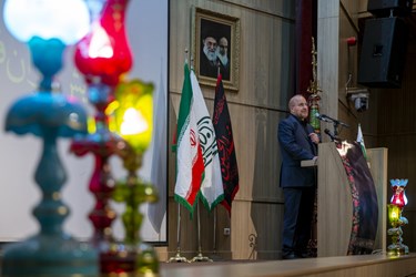 سخنرانی محمدباقر قالیباف رئیس مجلس شورای اسلامی  در جمع بانوان موکب‌دار اربعین 