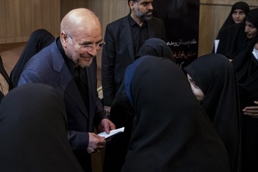 دیدار جمعی از بانوان موکب‌دار اربعین با محمدباقر قالیباف