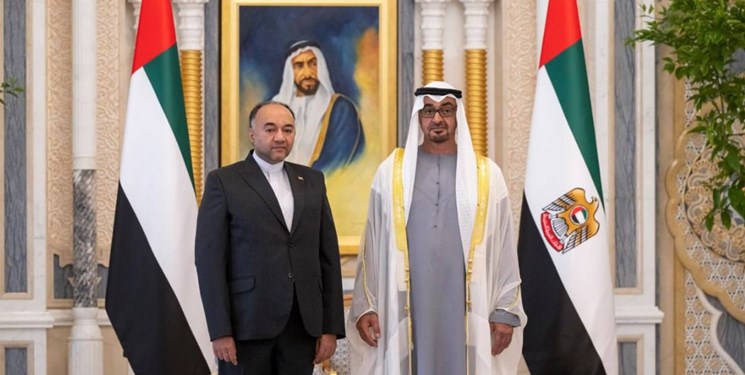 تسلیم استوارنامه سفیر جدید ایران به رئیس دولت امارات عربی متحده