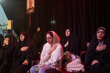 مراسم افتتاحیه رادیو اربعین در خیمه عاشورایی میدان هفت تیر تهران