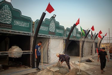 آماده سازی مرز چذابه برای اربعین حسینی