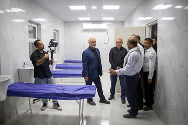 بازدید استاندار خوزستان از بیمارستان مرزی چذابه