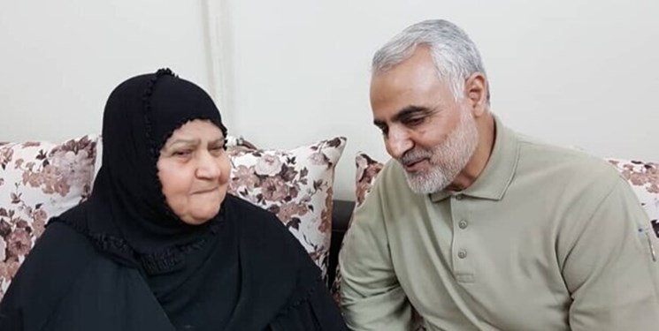 مادر سرلشکر شهید علی هاشمی دعوت حق را لبیک گفت