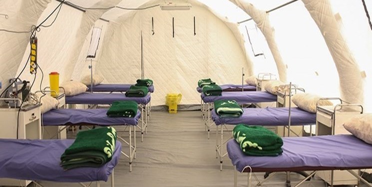 استقرار ۳ بیمارستان صحرایی در مرز مهران