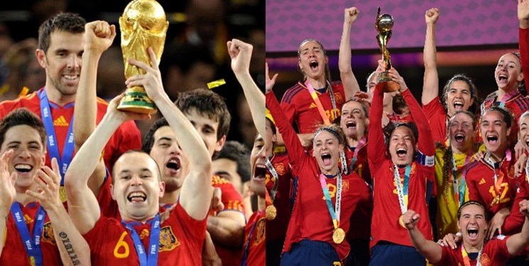 علت قهرمانی‌های اسپانیا در جام جهانی؟ بدون شک بارسلونا+عکس