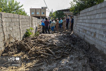 «قورچای» پس از سیل