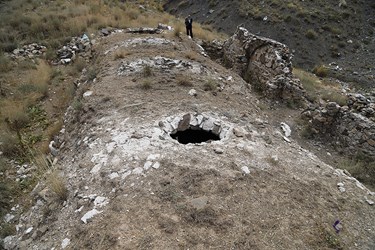 کاروانسرای سنگی صفویه در جاده چالوس 