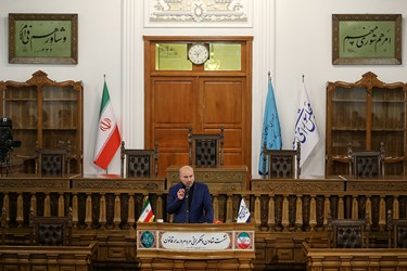 سخنرانی محمد باقر قالیباف رئیس مجلس شورای اسلامی در مراسم گرامیداشت هفته تعاون 