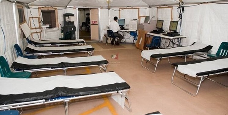 ۲ بیمارستان صحرایی در مرز مهران مستقر شد
