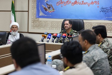 نشست خبری فرمانده نیروی پدافند هوایی ارتش