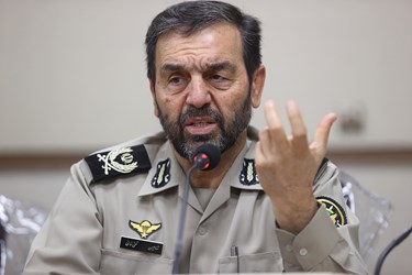 امیر سرتیپ تقی‌خانی معاون فرهنگی و روابط عمومی ارتش در نشست خبری فرمانده نیروی پدافند هوایی ارتش