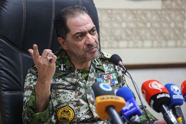 نشست خبری فرمانده نیروی پدافند هوایی ارتش