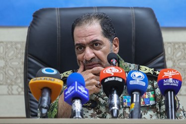 نشست خبری فرمانده نیروی پدافند هوایی ارتش
