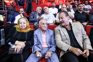 پیشکسوتان کشتی در آیین افتتاحیه ساختمان جدید فدراسیون کشتی