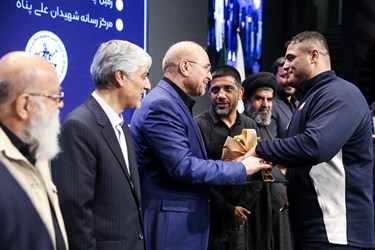 تقدیر از مدال آوران مسابقات جهانی نو جوانان و جوانان توسط محمدباقر قالیباف رئیس مجلس شورای اسلامی 