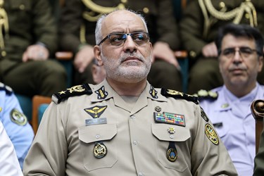 امیر سرتیپ حسین ولی‌وند زمانی فرمانده دافوس ارتش در مراسم آغاز سال تحصیلی دافوس