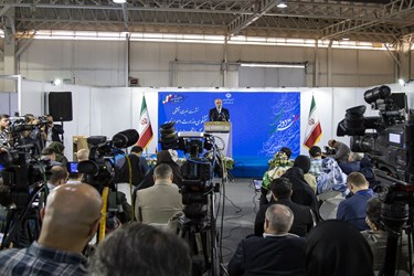 نشست خبری ناصر کنعانی سخنگوی وزارت امور خارجه درنمایشگاه «روایت خدمت»