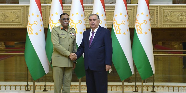علاقه‌مندی تاجیکستان و پاکستان به تقویت همکاری‌های امنیتی و دفاعی