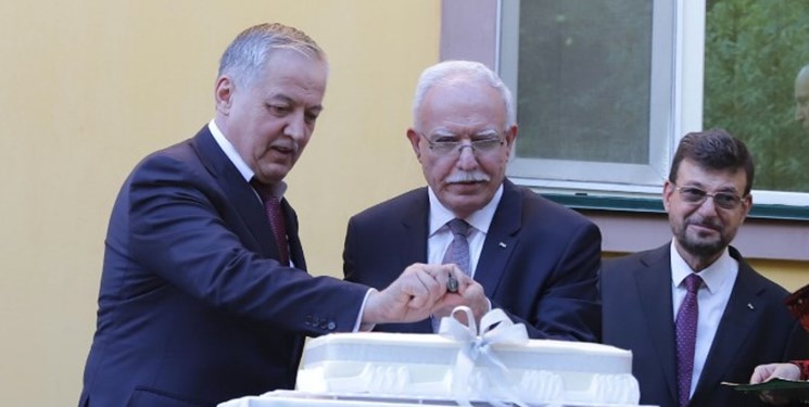 افتتاح رسمی سفارت فلسطین در تاجیکستان+تصاویر