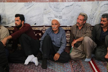 جشن پایان گازرسانی در مسجد روستای وصی سفلی در هفته دولت