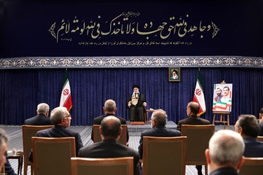 دیدار رئیس‌جمهور و اعضای هیئت دولت با رهبر انقلاب