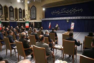 دیدار رئیس‌جمهور و اعضای هیئت دولت با رهبر انقلاب