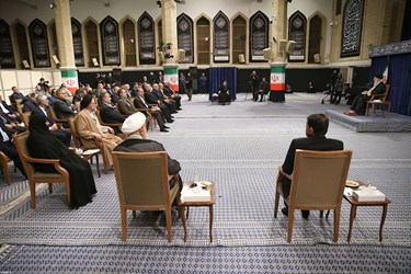 دیدار رئیس‌جمهور و اعضای هیئت دولت با رهبر انقلاب