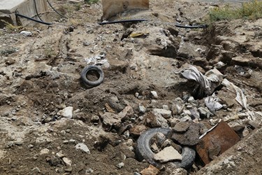 بارش شدید باران و تگرگ و خسارت به مناطق شهری و روستایی شهرستان اهر
