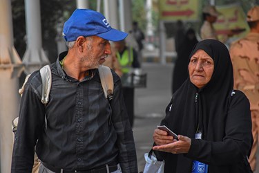 حضور «زن و شوهری» در اربعین