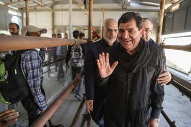 بازدید محمد مخبر معاون اول رئیس جمهور از  پایانه مرزی شلمچه