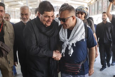 بازدید محمد مخبر معاون اول رئیس جمهور از  پایانه مرزی شلمچه