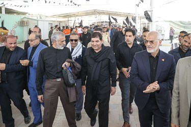 بازدید محمد مخبر معاون اول رئیس جمهور از  پایانه مرزی شلمچه