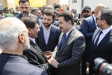 مراسم آغاز عملیات اجرایی ۳۲ کیلومتر راه آهن شلمچه تا بصره